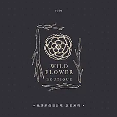 婚礼LOGO小清新婚礼舞台迎宾区签到区LOGO欧式标志设计 兔牙原创