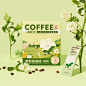 时萃 secre coffee冷萃冻干即溶咖啡茶饮黑咖啡  茉莉茶风味咖啡 2g*12包*1盒
