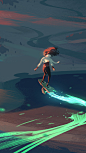 Updraft, Justin Oaksford : Just a fast little thing inspired by Eureka 7!