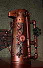 Steampunk Tendencies | Steampunk Beverage Dispenser designed by Kevin Flyn 