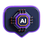 Ai Chat  3D Icon