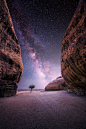 Milky Way & Desert Near The Oasis City of Al-Ula, Saudi Arabia by: Nasser Alothman