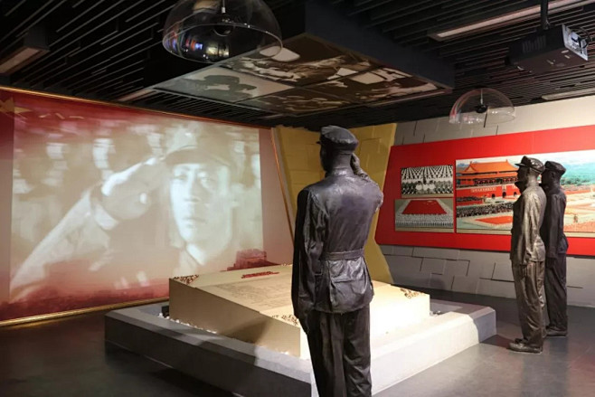 政府人员及商业团烫辣纪念馆铁道兵精神纪念馆效果图铁军纪念馆