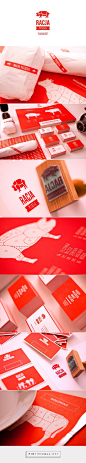 RACJA MIĘSA packaging branding on Behance curated by Packaging Diva PD. Guess it's pork for dinner : ) PD: 