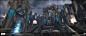 DOOM - Empyrian, Felix Leyendecker : Empyrian. I was the map lead for this DLC3 level and responsible for all of the environment modeling, texture application and set dressing, decaling, and mentoring/leading other artists. This map was done in collaborat