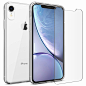 Amazon.com: FlexGear Clear Case for iPhone XR + 2 Glass Screen Protectors (Clear): Cell Phones & Accessories