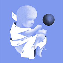 littlefor4采集到插画_颗粒感