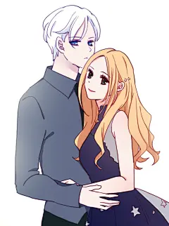 #雪男#，快看漫画
▷情侣头像◁
@柚子海洋水ベ