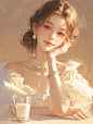 光也偏爱她｜暖色系｜头像｜壁纸