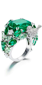Emeralds and diamonds | Rings and Blings | Pinterest
