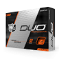 DUO Professional Matte Orange Golf Balls - Wilson