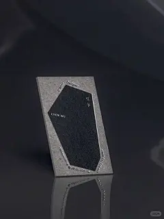 【纸间中的】|现在极简创意烫银名片
