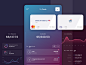 My Cards ui dashboad expenses graphs cards money app sketch app simple clean