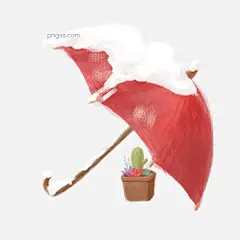 卡通冬季户外雨伞积雪图片大小2000x2000px 图片尺寸1.54 MB 来自PNG搜索网 pngss.com 免费免扣png素材下载！冬至#寒冷#红色的雨伞#卡通冬季#卡通手绘#立冬#落雪#盆栽#仙人掌#小雨伞#雨伞#雨伞积雪#
