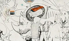 大爱，花丛里的性感仙子，James 插画 #采集大赛#