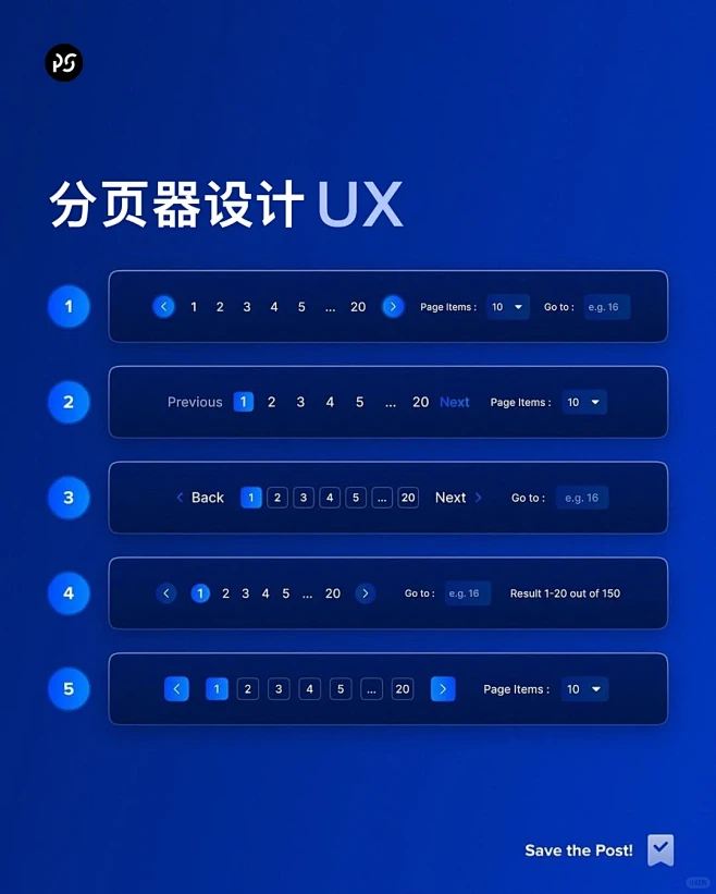 UX/UI｜分页器设计 - 小红书-花瓣网