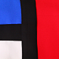 2014夏装新款女装原创正品欧美大牌红色拼接不对称雪纺连衣裙女装 设计 2013 代购  法国