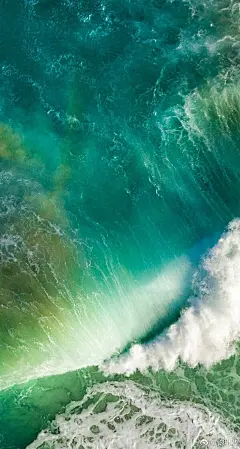 各位大神谁有苹果那张绿色海边海浪的壁纸原图_ilauncher吧_百度贴吧