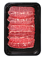 【澳洲老爸】8盒新鲜原切雪花牛肉片卷安格斯谷饲M3日式烤肉食材-淘宝网