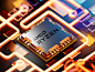 AMD 7000 Series - 3D Illustration