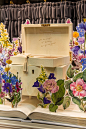 Anya Hindmarch | Chelsea Flower Show by Millington Associates | http://buff.ly/1kgGdFr | #windowdisplay #vm #paper #origami