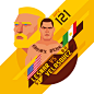 UFC - Best Heavyweight Fights : An illustrated series of ufc's best heavyweight fights ever, celebrating dynamism, strain, passion and efforts of the MMAs artists.In this project, the fighters are illustrated in a cartoon style with oblique lines to give 