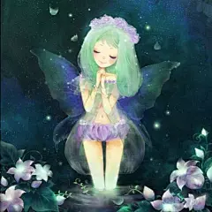 简单青春日系风格女式插画