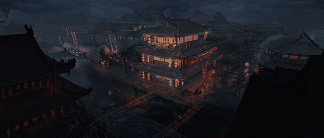 古代大场景-晚上
