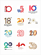 周年庆Logo设计赏析四 - 小红书