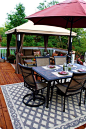 Idea for decorating deck: 