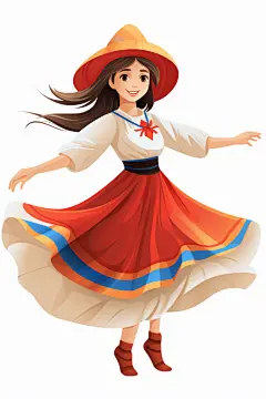 藏族人物西藏特色少数民族人物插画