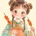 个人生活中国风动漫头像AIGC