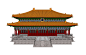 清代寺庙宫殿重檐SU模型