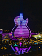 Seminole硬石赌场酒店开幕式数字灯光秀，美国佛罗里达州 / Float4 + DCL Communications : 世界首个“吉他”酒店盛大开幕
