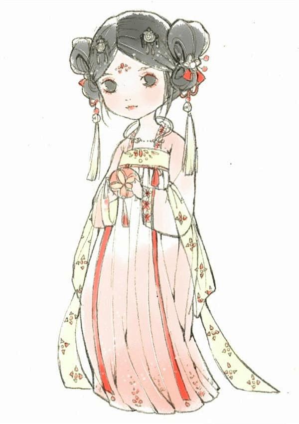 上雅从舞坠转采于2019-05-14 10:25:29手绘汉服汉服/coss/古风动漫上