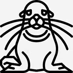 海豹动物哺乳动物图标 免费下载 页面网页 平面电商 创意素材