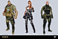 Soldiers Inc: Mobile Warfare, Plarium Ukraine : Character concept art for Soldiers Inc: Mobile Warfare
Created by 2D Art Team Lead Eugene Postebaylo
© Plarium, 2016