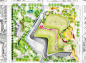 口袋公园-城市中心小游园景观设计方案文本_方案文本_ZOSCAPE-建筑园林景观规划设计网 - 景观规划意向图