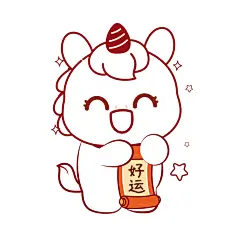 马宝宝表情包卡通插画线稿72-93