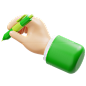 Hand Holding Pen