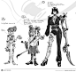 Project LAX (Unreleased) - Character Sketches