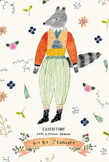 水彩画 背景 素材 手绘 插画 壁纸 动物 来自Aiko Fukawa╯з ︶ღ 麽麽