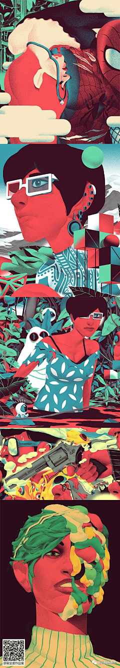 呵…呵采集到插画-厚涂