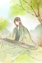 古风手绘 萌A公子/绘