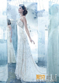 LAZARO 在官网发布了2013春夏新款婚纱