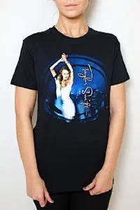 预订美国taylor swift正品t恤skyline speak now tour tee black