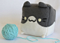 Cat Plush Toy, Cat Pillow, Plushie, Stuffed Toy, Cat Cube, Decorative Pillow : **Listing is only for ONE plushie!  Cute cat plush toy! Just pick your desired cat and I will make them to order. I can also do custom orders as long a reference picture is sup