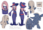 artbooksNAT : Little Witch Academia (リトル ウィッチ アカデミア)Full-color character designs for Little Witch Academia, illustrated by Yoh Yoshinari (吉成曜) were included in the March 2013 issue of Animestyle Magazine (Amazon...小魔女学园