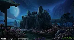 风景插画 - 黑兔素材- 黑兔网 Hitow.Net