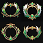 hulei181717_Round_game_avatar_frame_made_of_golden_metal_and_gr_10b4d81a-76fb-462d-bc52-56504182a9d6.png (2048×2048)